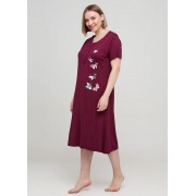 Фуксія сукня Romeo Life  однотонна 7115-06